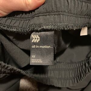 All in Motion Black Performance Shorts